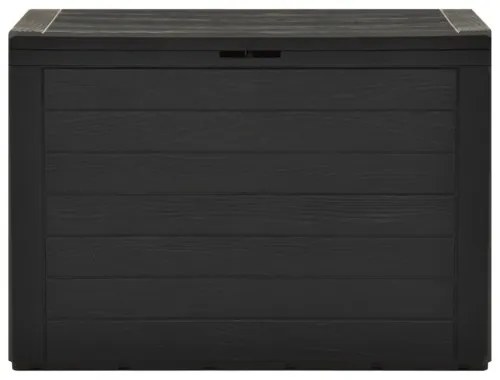 vidaXL Záhradný úložný box antracitový 78x44x55 cm-