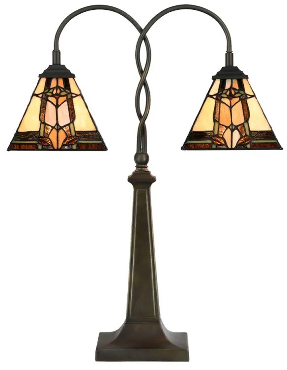 Lampa Tiffany vitráž POLLUX Ø48*66