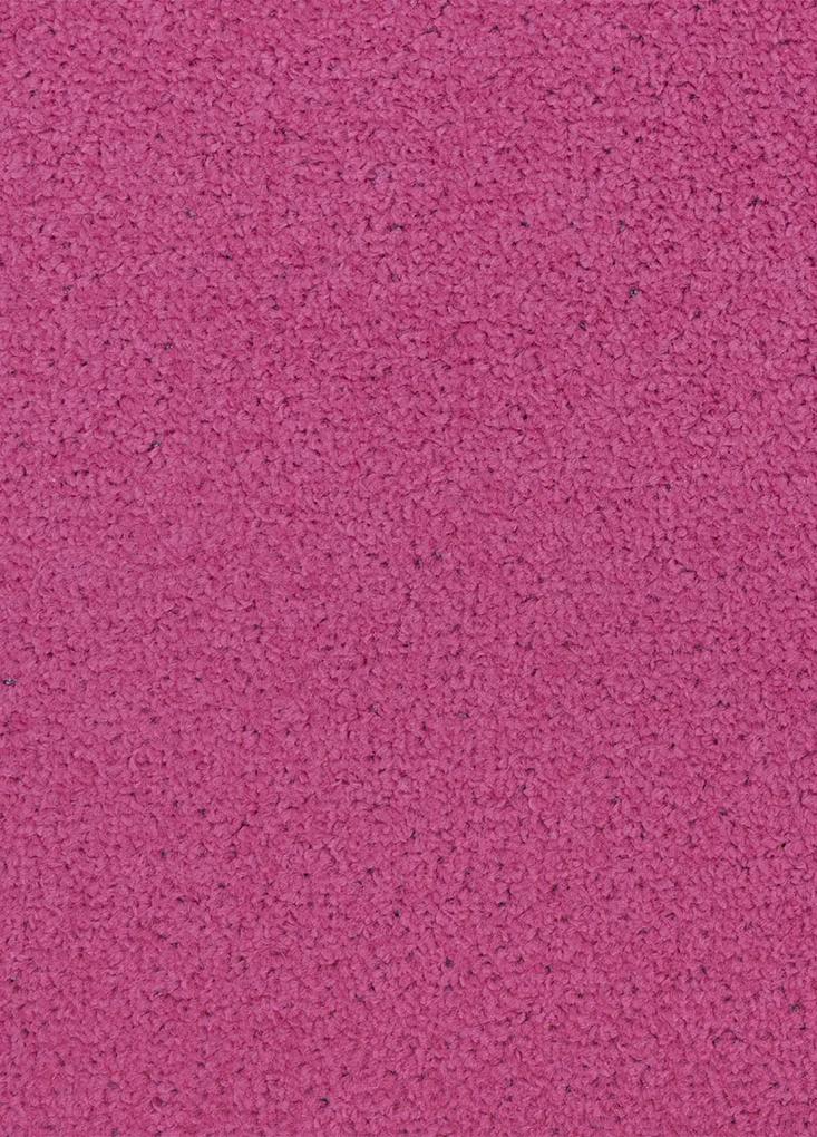 Koberce Breno Metrážny koberec DALTON 66, šíře role 400 cm, ružová