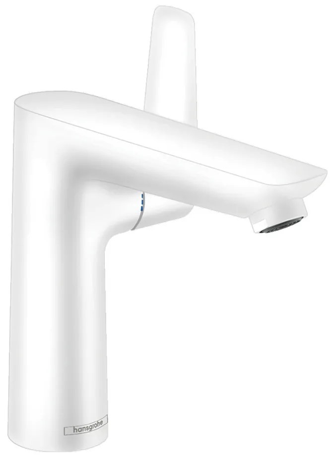 Hansgrohe Talis E, páková umývadlová batéria 150 s odtokovou súpravou s ťahadlom, biela matná, HAN-71754700