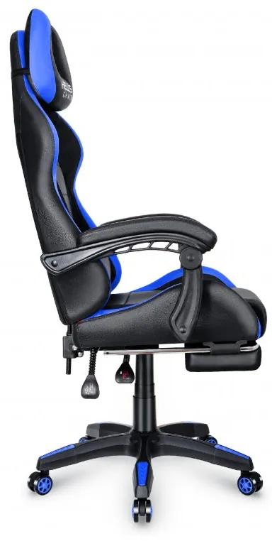 1039 Herná stolička čierno-modrá