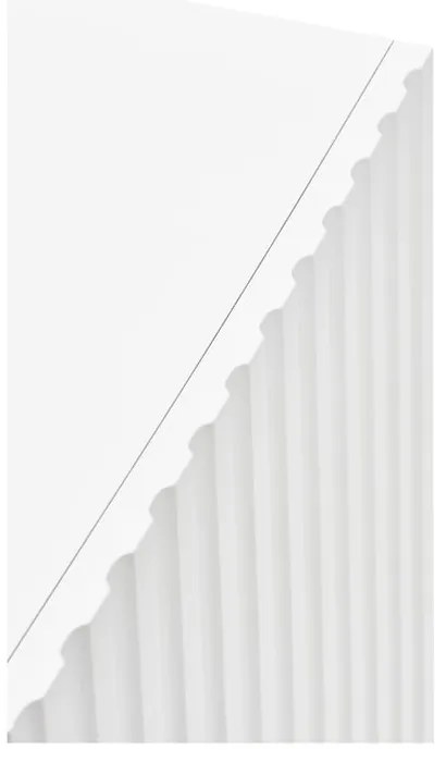 Biela komoda Teulat Doric, šírka 92 cm