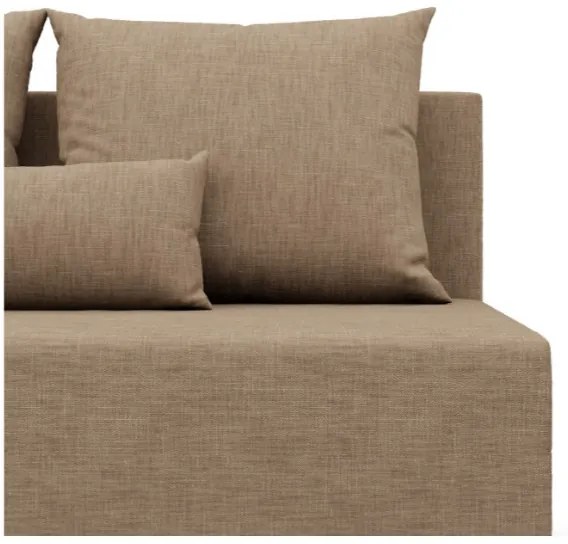 Dvojmiestna pohovka FERMO Lux rozkladacia, cappuccino