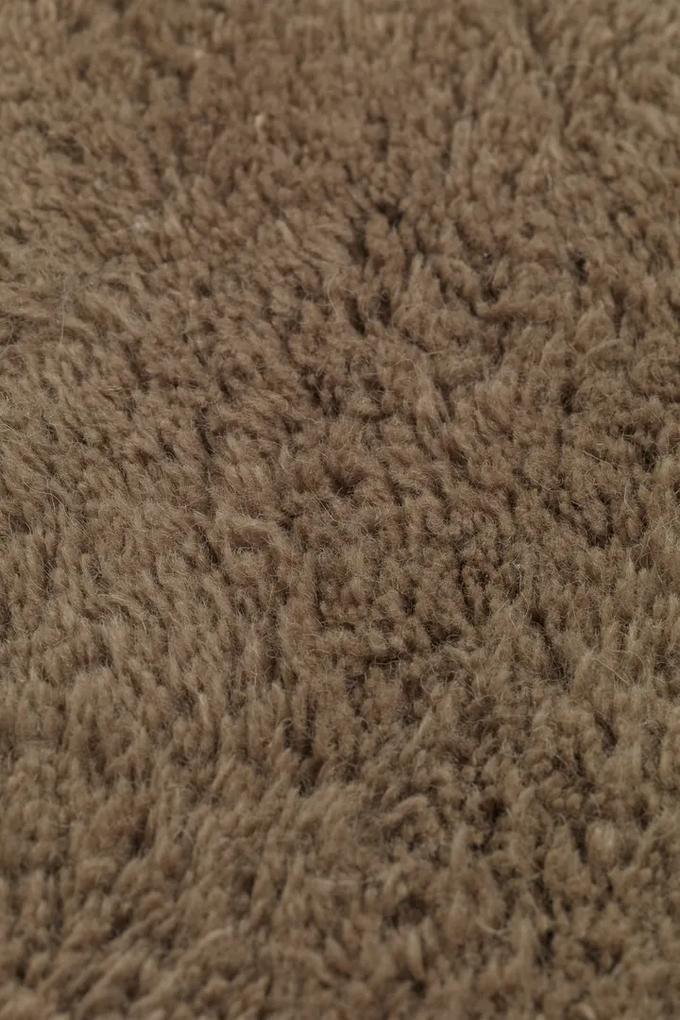 Všívaný koberec Forma, veľký – hnedý