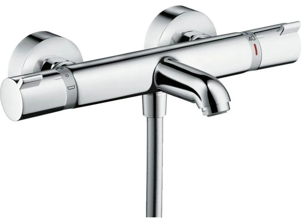 HANSGROHE Ecostat Comfort vaňový termostat na stenu, pre 2 spotrebiče, chróm, 13114000