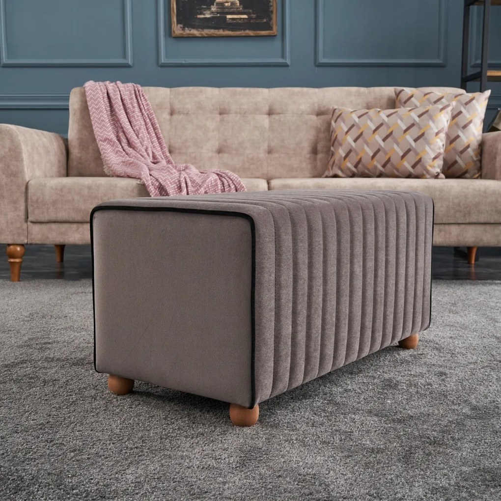 Taburetka Mabel Puf Mink