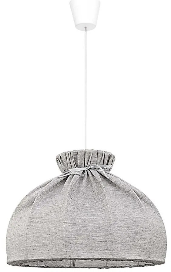 Duolla - Luster na lanku ECO 1xE27/40W/230V pr. 38 cm šedá