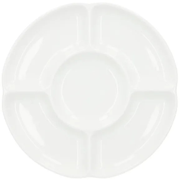 Servírovací tanier AURO biely ALL 991039