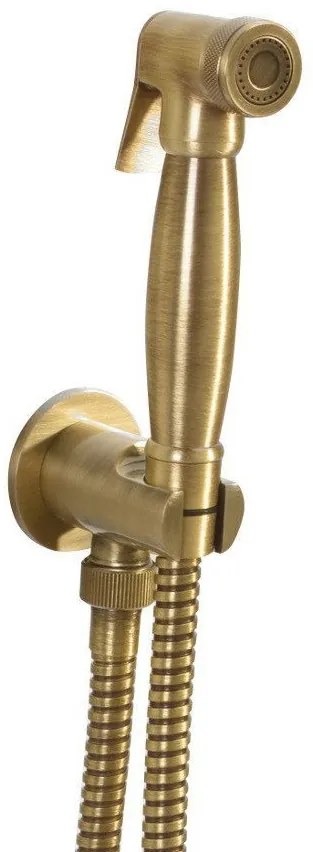 Reitano Rubinetteria Reitano Rubinetteria, Bidetová sprcha retro s hadicou a držiakom sprchy s vyústením, bronz, 9106