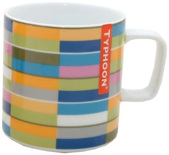 Hrnček TYPHOON Metro Mug, vodorovné pásiky 350ml