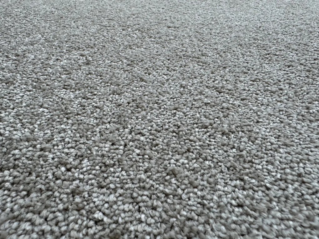 Vopi, Kusový koberec Capri svetlo béžový kruh, 400x400 (priemer) kruh, béžová, chodba / predsieň