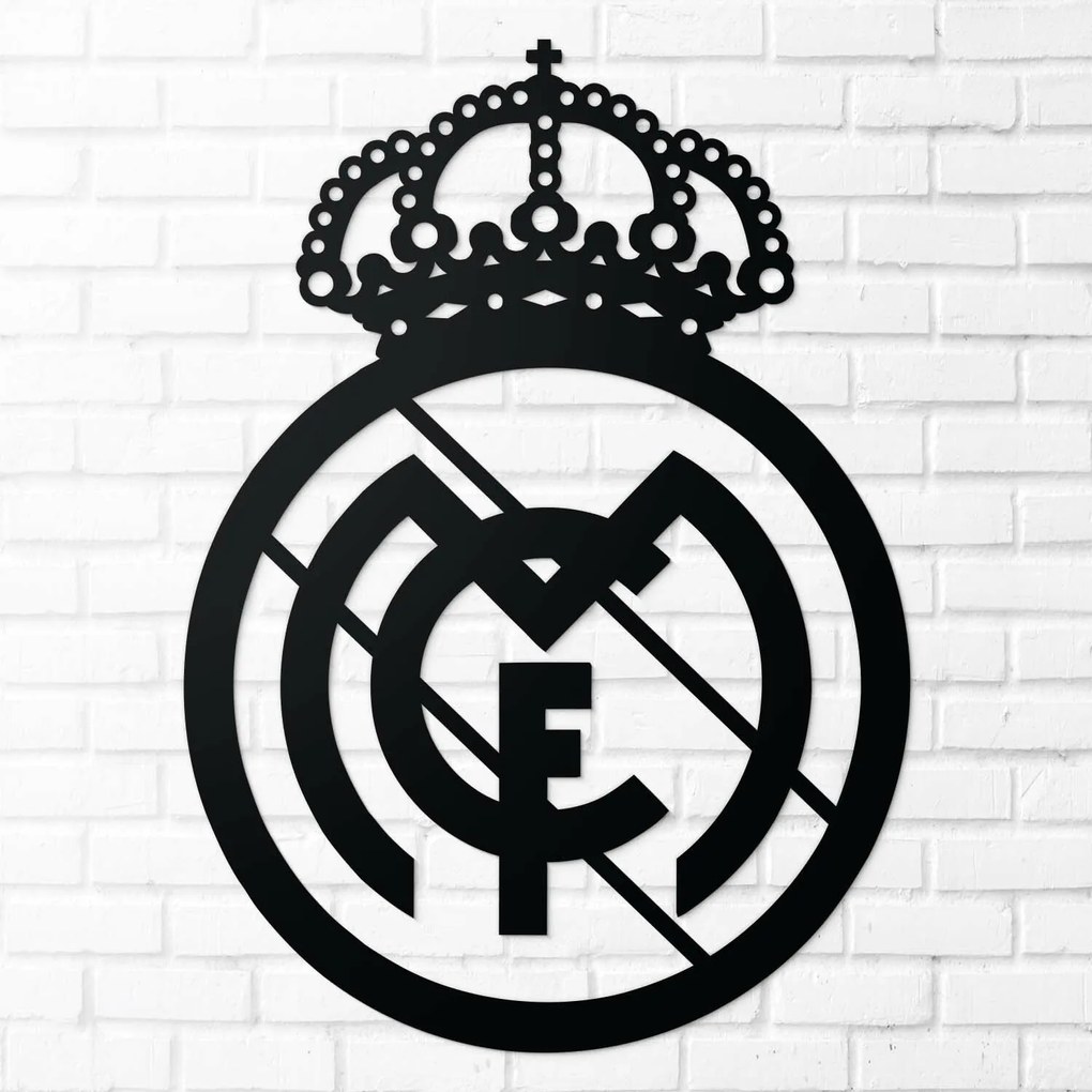DUBLEZ | Drevená dekorácia na stenu - FC Real Madrid