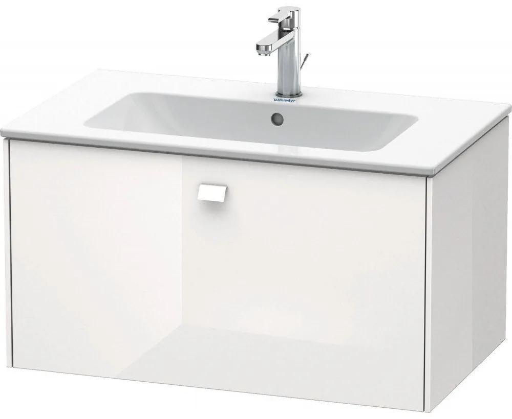 DURAVIT Brioso závesná skrinka pod umývadlo, 1 zásuvka, 820 x 479 x 442 mm, biela vysoký lesk, BR400202222