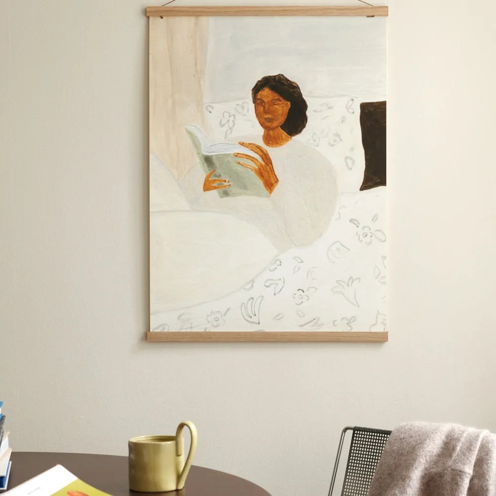 The Poster Club Plagát Morning Read by Isabelle Vandeplassche 50x70