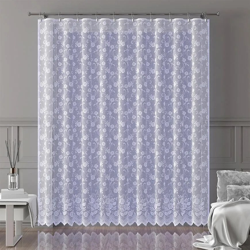 Žakarová záclona 7268/ST biela/250