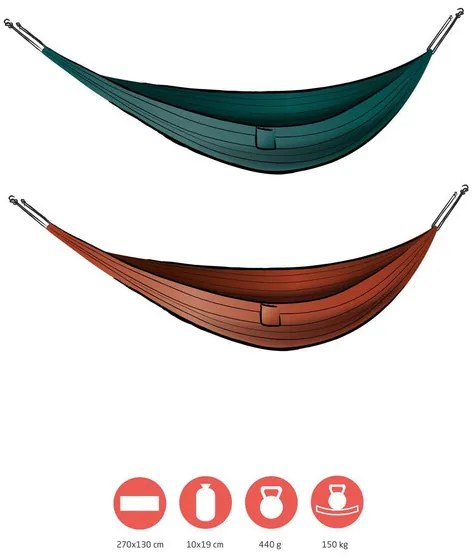 Grand Canyon Hojdacia sieť Bass Hammock (oranžová) (100313942)