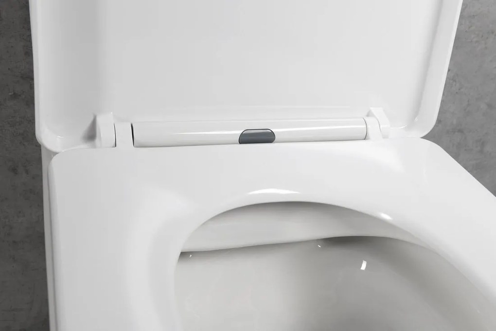 Bruckner Bruckner, LEON WC sedátko, Slim, Soft Close, duroplast, biela, 301.307.4