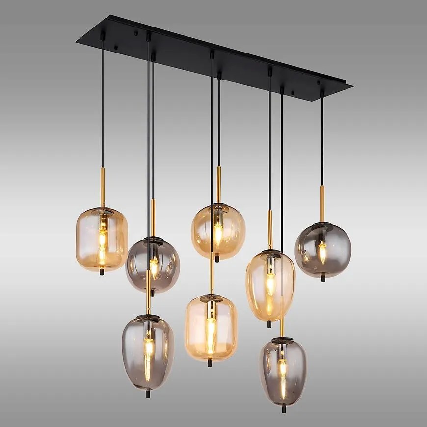 Závesné svietidlo Blacky 15345-8A LW8