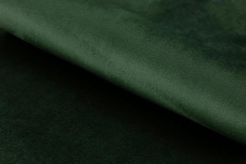 Rozkladacia pohovka FARELA 198 cm tmavo zelená, velúr