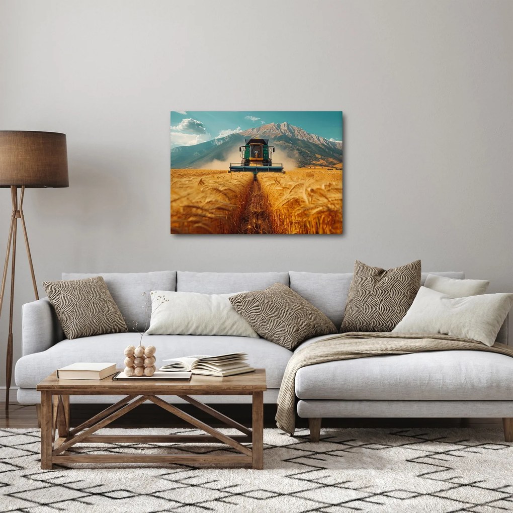 Obraz - Poľnohospodár (70x50 cm)