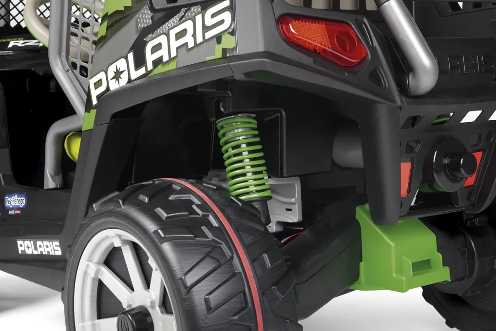 PegPerego Elektrické autíčko - POLARIS RANGER RZR 24V - ZELENÁ - MOTOR - 2 x 340 W - BATÉRIA - 24V / 12Ah  - 2023