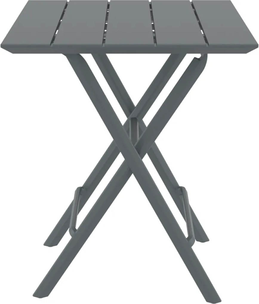 HELEN FOLDING 60 sklopný záhradný stôl dark grey