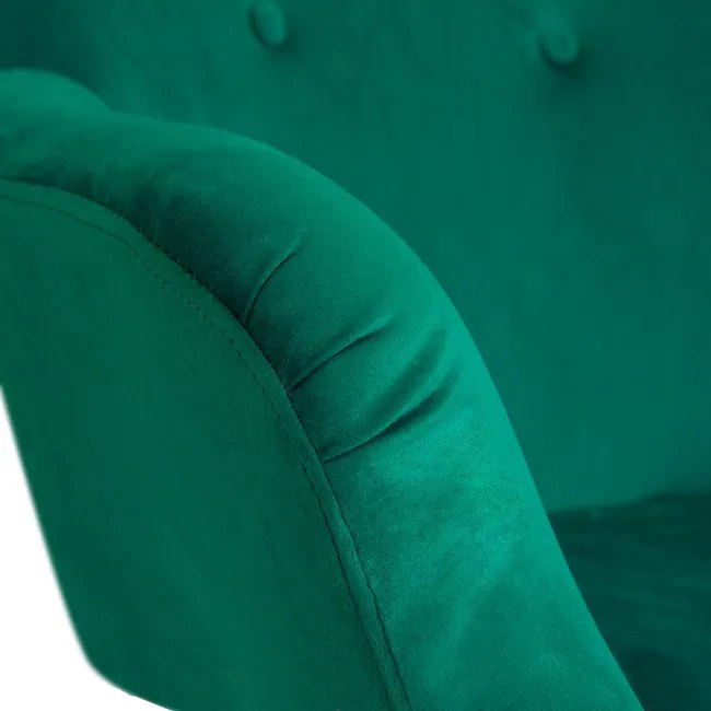 Kreslo MOSS zamatové zelené SS22 925799