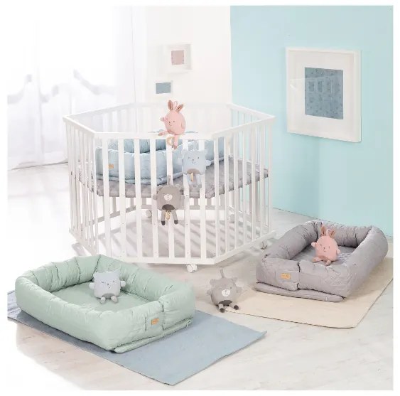 roba Hniezdočko, prebaľovacia podložka, mantinel do postieľky 3 v 1 (100393123)