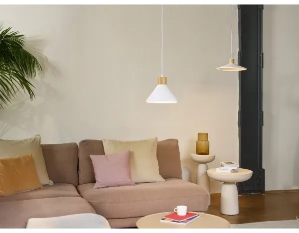 Ledvance - Luster na lanku DECOR PLASTER 1xE27/25W/230V pr. 22 cm sadra biela