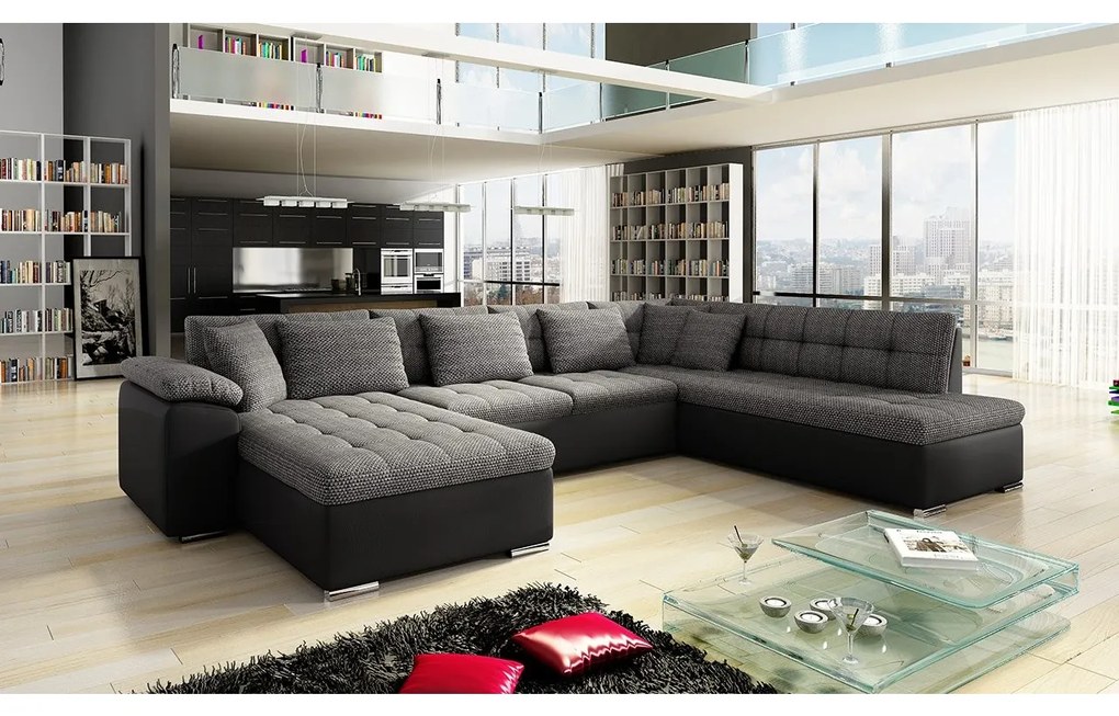 Rohová sedačka Tony s funkciou spania, Dostupné poťahy: Nazar 225.02, Strana: Ľavá - U