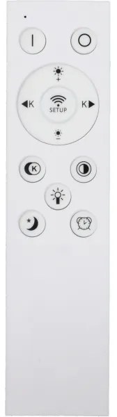 Fulgur s-43040-LED Stmievateľné svietidlo NOMY-RC LED/40W/230V 3000/4000/6500K IP40 čierna+DO