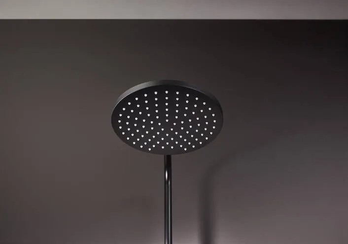 Hansgrohe Vernis Blend, termostatická sprchová súprava, hlavová sprcha + ručná sprcha, čierna matná, HAN-26276670