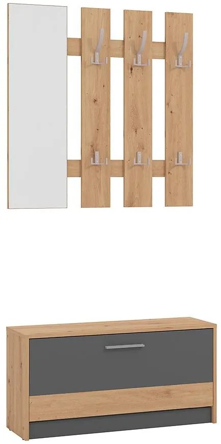 Predsieňový nábytok Rimini Artisan/Grafit 11011705