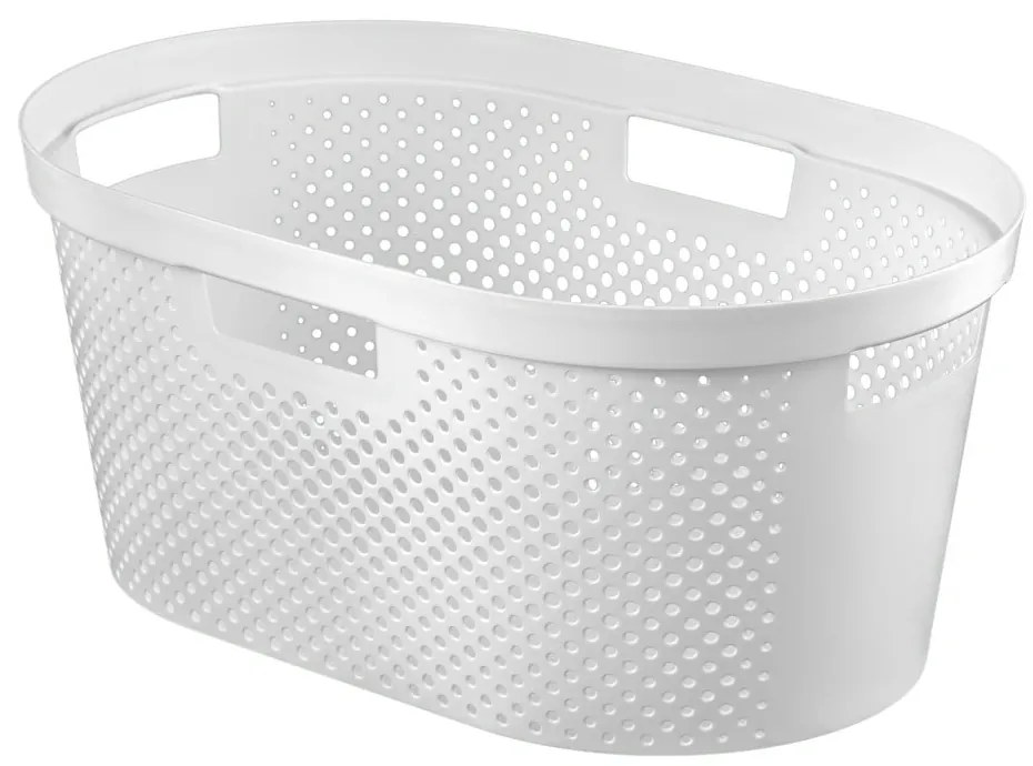 Biely kôš na bielizeň Curver Infinity, 40 l