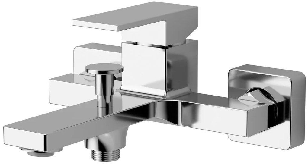 Sapho Sapho, CUBEMIX nástenná vaňová batéria, chróm, CM010