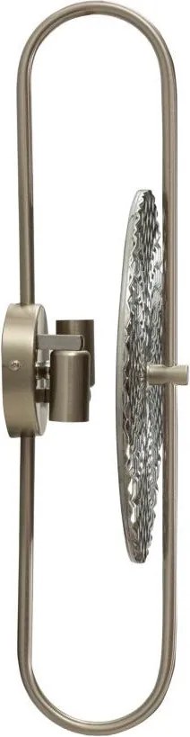 Kovové nástenné svietidlo v striebornej farbe Silvery – Mauro Ferretti