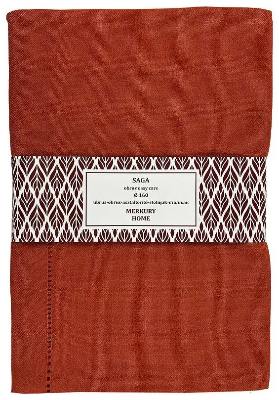 Obrus SAGA oranžová 160 easy care