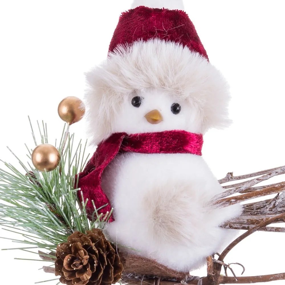 Textilná vianočná ozdoba 13 cm Bird – Casa Selección