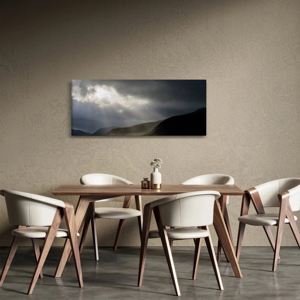 Obraz blížiacej sa búrky (120x50 cm)