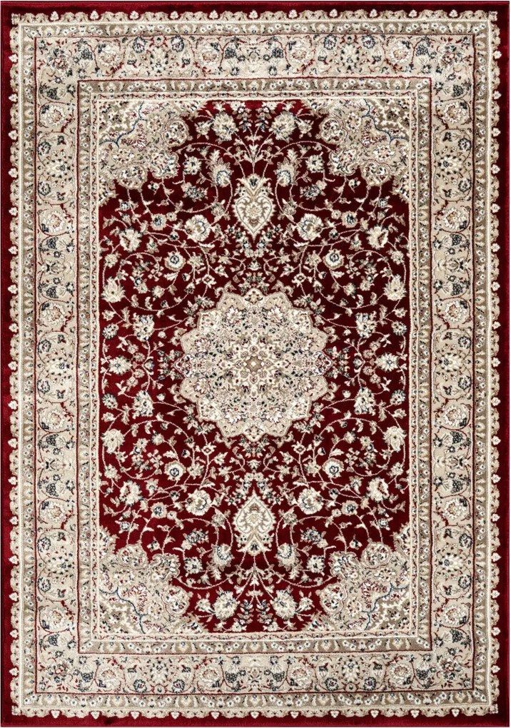 Angel Carpet, Kusový koberec Sultan 12 Red, 80x150, červená, kancelária
