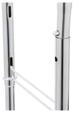 Mobilný stojanový vešiak LINEA strieborný