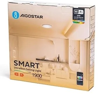 Aigostar - LED RGBW Stmievateľné stropné svietidlo LED/22W/230V 2700-6500K Wi-Fi