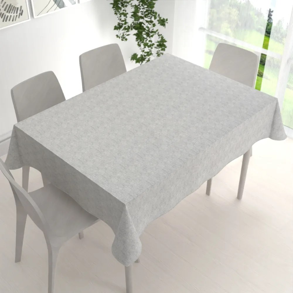 Biante Dekoračný obdĺžnikový obrus PML-118 Sivá režná 50x100 cm