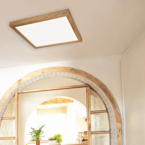 Brilagi - LED Kúpeľňové svietidlo WOODY FRAME LED/40W/230V 60x60 cm IP44 dub