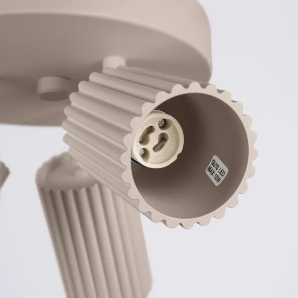 Brilagi - LED bodové svietidlo CRESTO 3xGU10/10W/230V taupe