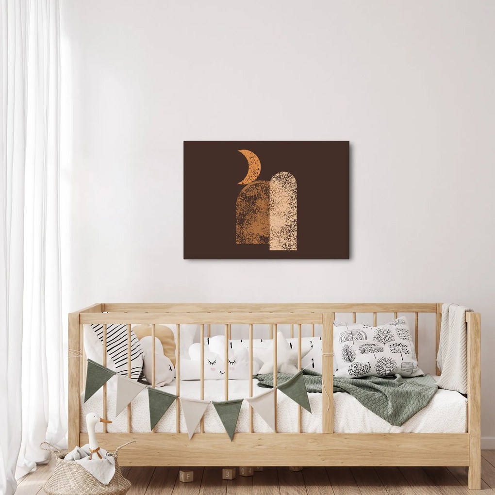 Obraz - Oranžové oblúky N⁰2 (70x50 cm)