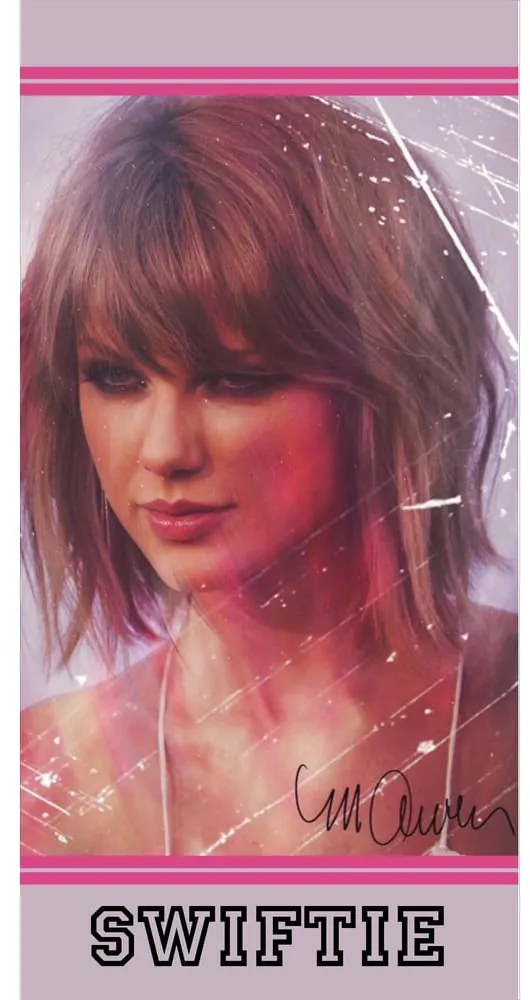 Ružová bavlnená detská osuška 70x140 cm Swiftie – Jerry Fabrics