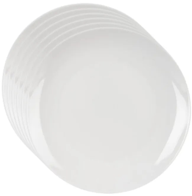 Orion Detský plytký porcelánový tanier MONA, pr. 21 cm, 6 ks