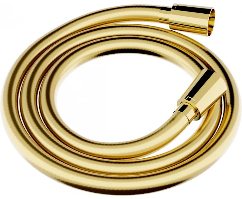 Mexen príslušenstvo, Sprchová hadica 125 cm, hladký povrch, zlatá, 79425-50
