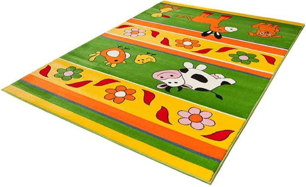TA Koberec C798B ZELENÝ KINDER CFV